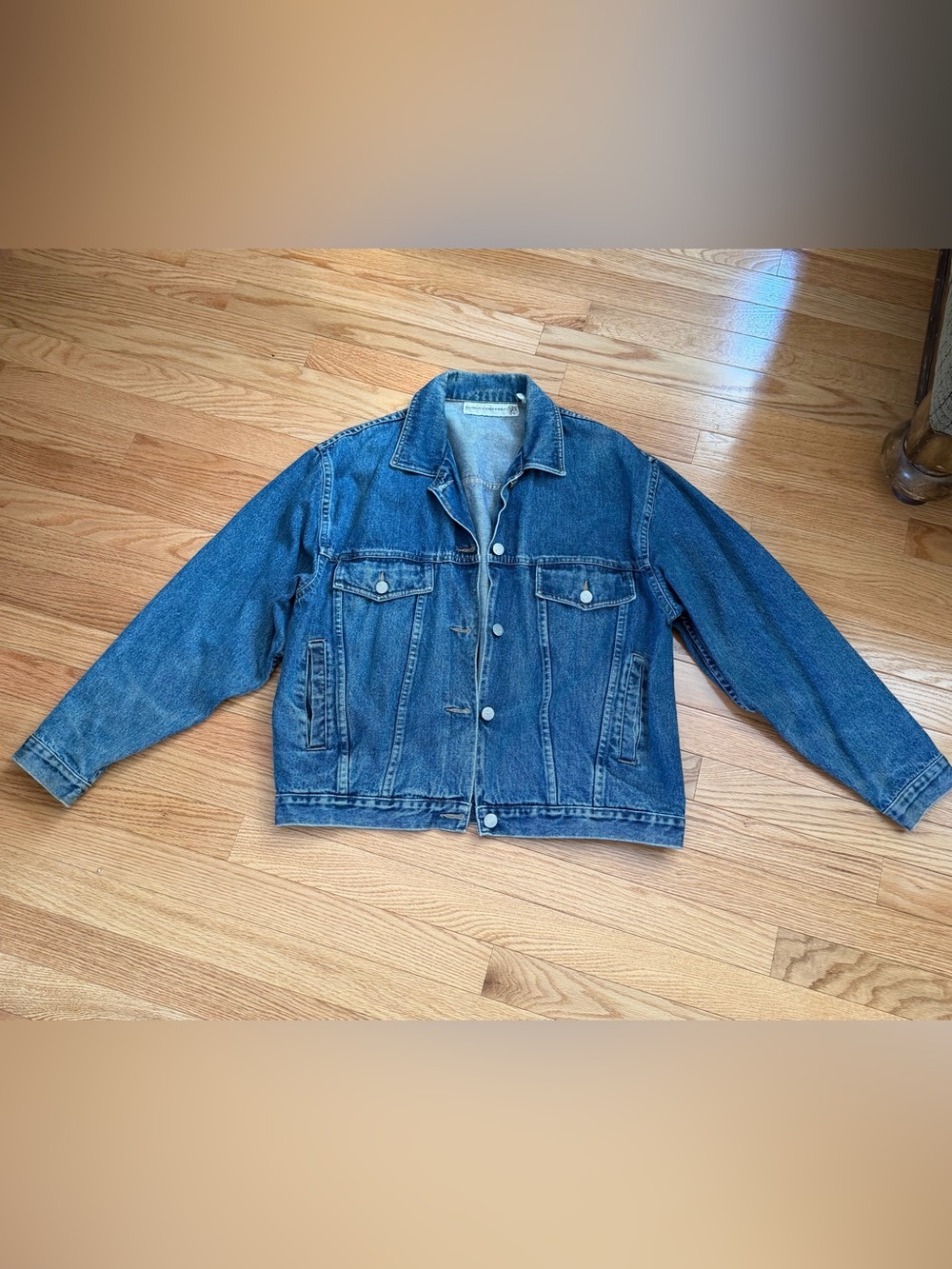 Vintage 90s Gloria Vanderbilt Denim Jacket Medium Wash Size Woman Med